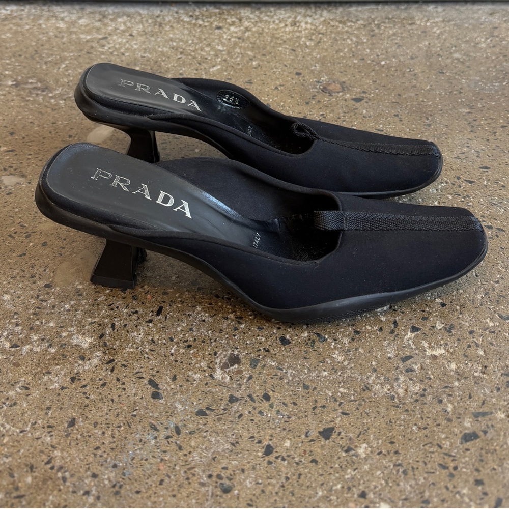 prada f/w 1999 black mules - Picture 6 of 7